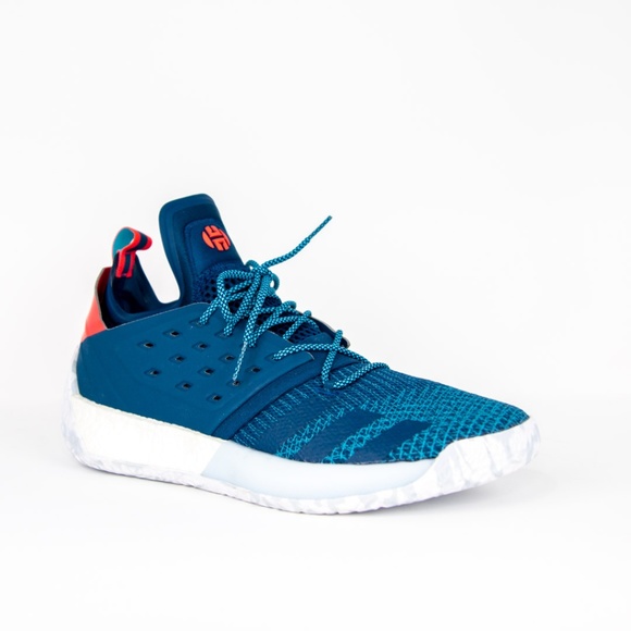 Adidas Harden Vol 2 Blue Night Basketball Shoes - Picture 2 of 8